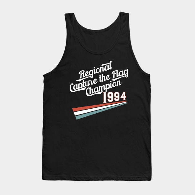 Capture the Flag 90s Nostalgia Tank Top by LovableDuck